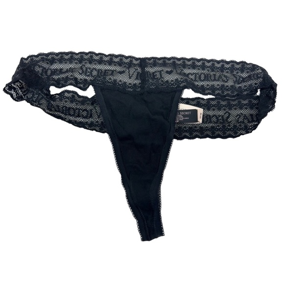 Victoria’s Secrets - Low-Rise Lace Thong - Picture 2 of 5